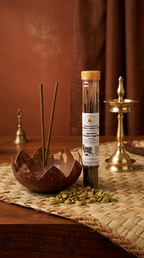 PANCHAGAVYA HERBAL CARDAMOM INFUSED DHOOP STICKS(24 STICKS)
