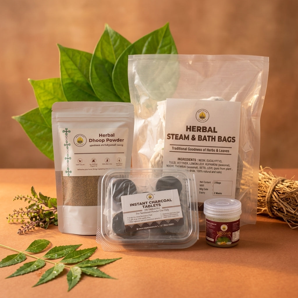 Herbal Cold Relief Combo – Natural Wellness & Respiratory Support Kit