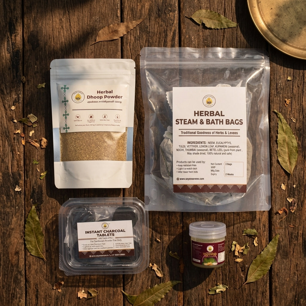 Herbal Cold Relief Combo – Natural Wellness & Respiratory Support Kit
