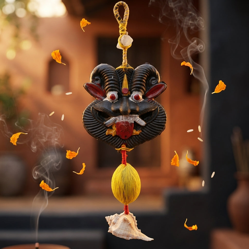 Dhristi Bomma Kirtimukha – Face of Glory (4 Sacred Elements 26cm)
