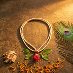 Tulasi Mala (30cm) – Sacred Tulasi Plant Beads