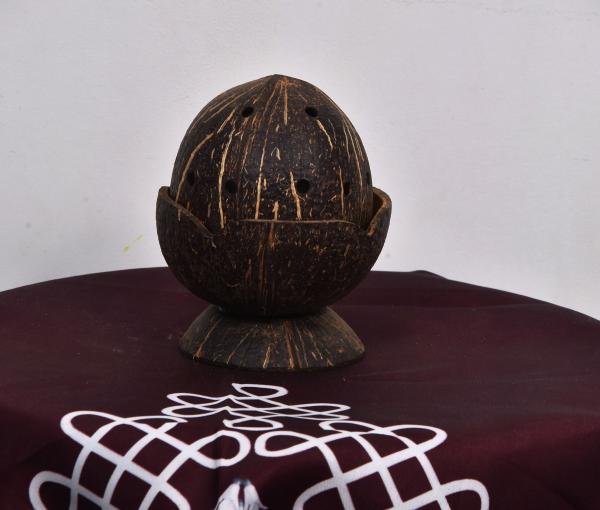 Coconut Dhoop stand (Premium quality and Handmade)